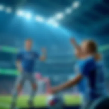 Platform overview with betting options