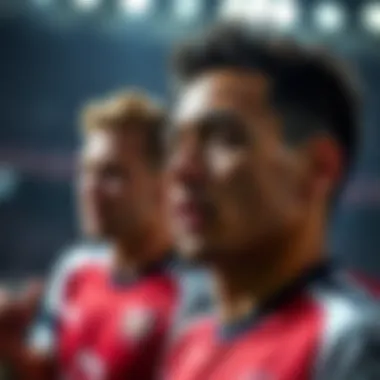 Individual player performances for both teams