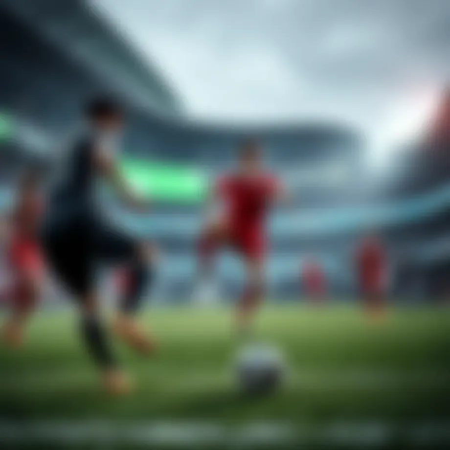 Visual representation of Asian handicap betting concept