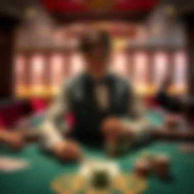 Visual representation of baccarat gameplay and strategies