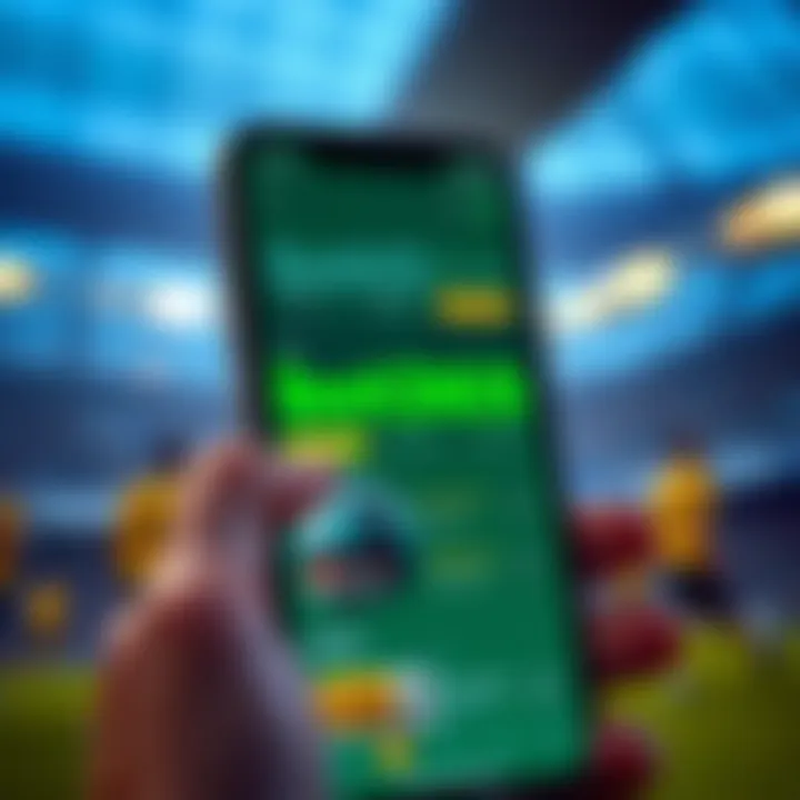 User-friendly interface of bet365 mobile app