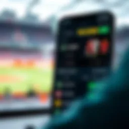 A detailed interface of bet365 mobile platform showcasing its features