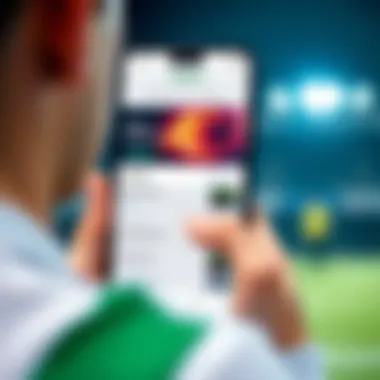 User-friendly interface of Bet365 mobile platform