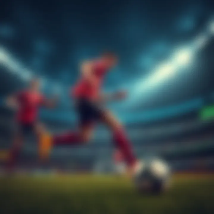 Analysis of virtual football match outcomes