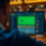 An overview of the Betfair Sportsbook interface with highlighted features