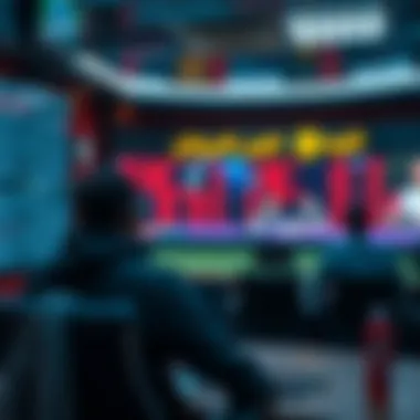 Visual representation of secure betting environment