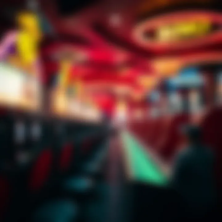 A vibrant bingo hall filled with excitement