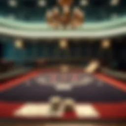 A detailed overview of Blackjack table layout and rules.