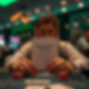 A responsible gaming reminder for blackjack players