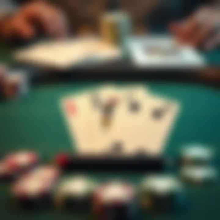 A visual comparison of risks versus rewards in blackjack double down scenarios