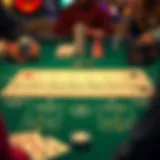 A detailed diagram illustrating the rules of blackjack