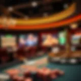 Diverse range of casino games showcasing strategy and fun