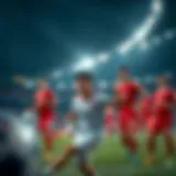 China National Football Team in action during a match