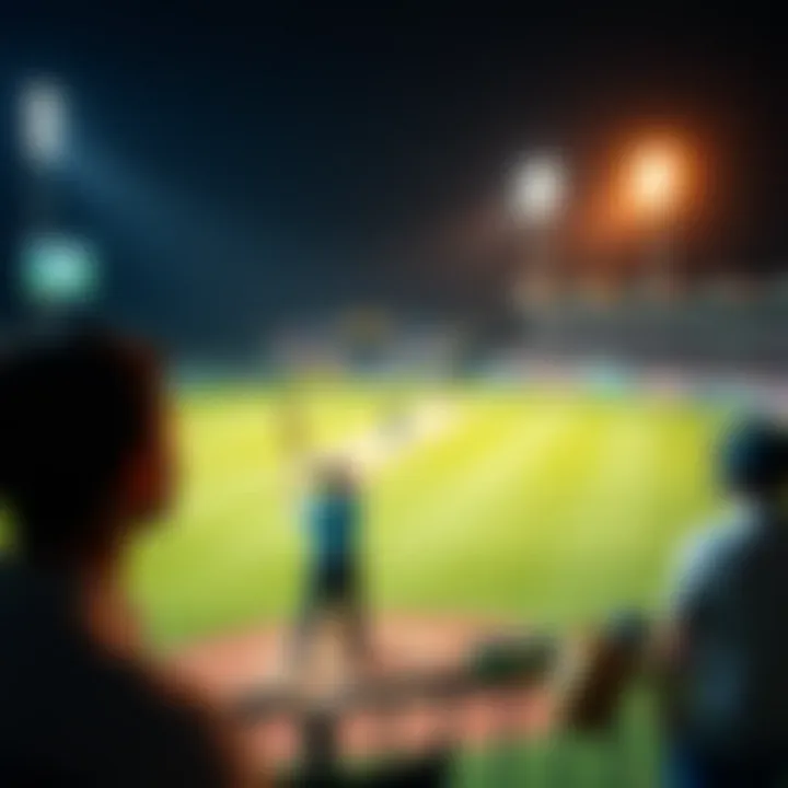 Exciting cricket match streaming live