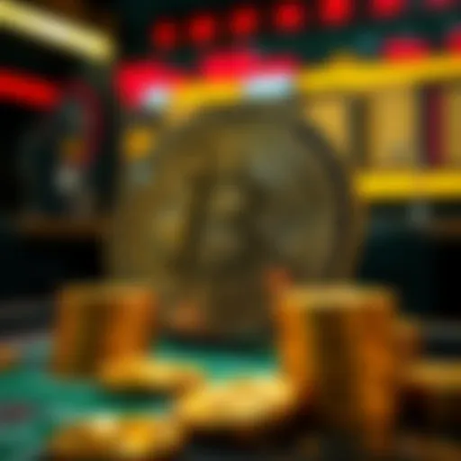 Visual representation of cryptocurrency bonuses in online casinos