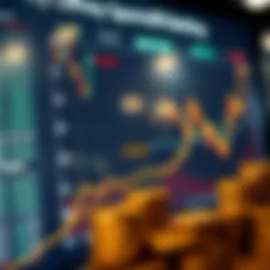 A chart showing current market trends in cryptocurrency sports betting