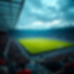 Crystal Palace stadium during a match