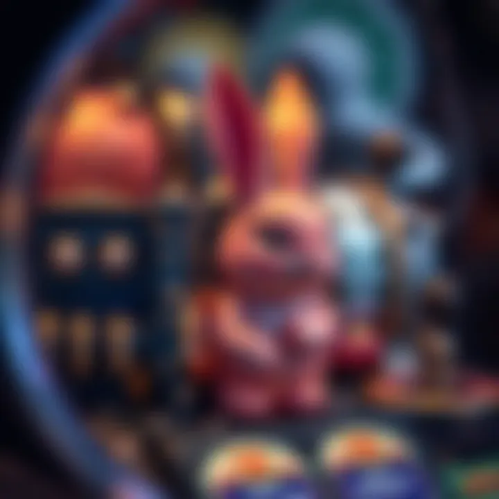 Detailed view of Fat Rabbit slot machine mechanics