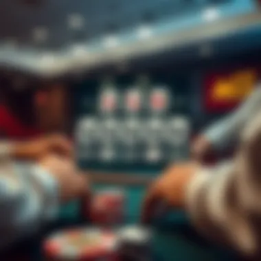 A strategic diagram explaining flush poker betting strategies