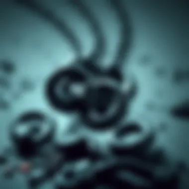 Visual of a broken chain representing recovery from addiction