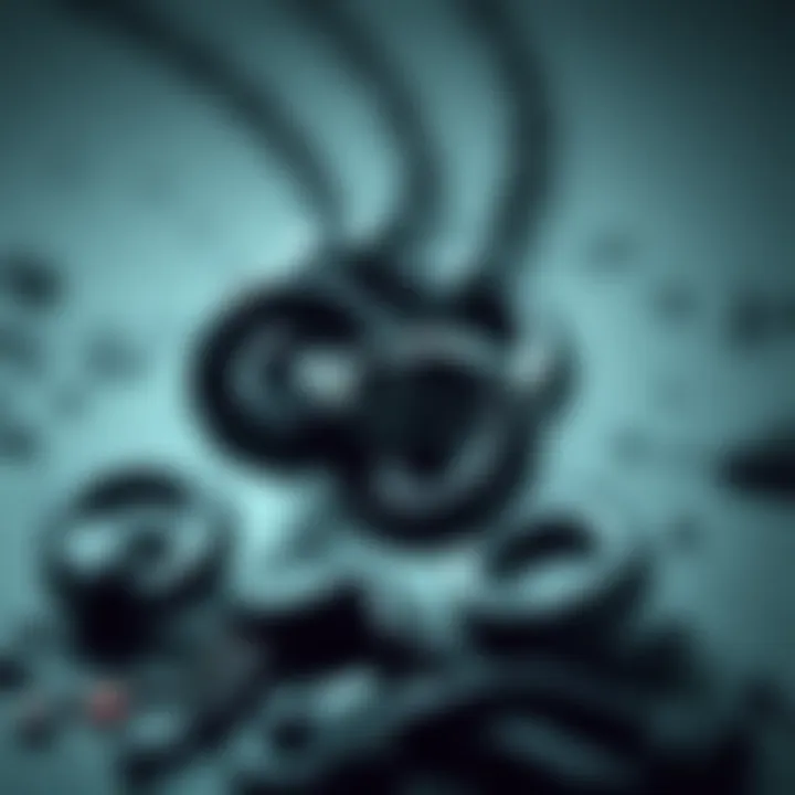 Visual of a broken chain representing recovery from addiction