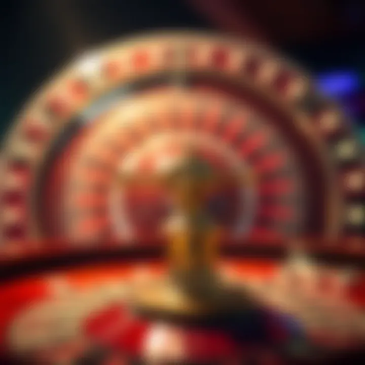 Illustration of a roulette wheel symbolizing chance and risk