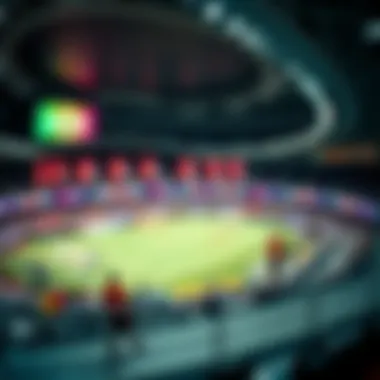 An illustration showing the connection between live scores and sports betting