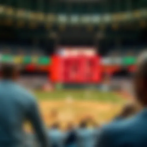 A visual representation of MLB betting lines