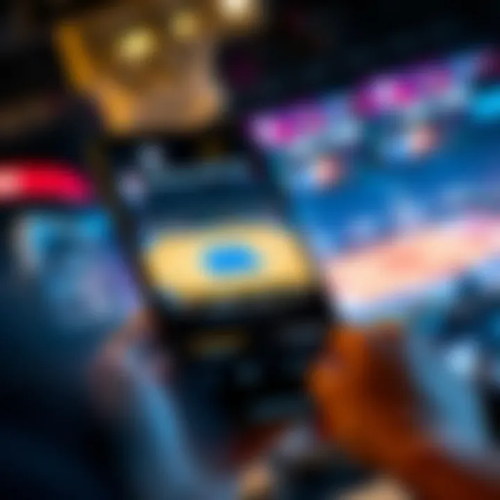 User interface of a modern NBA betting app