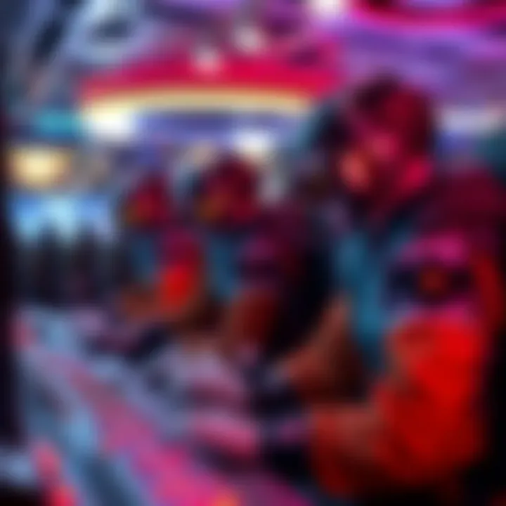 A futuristic concept of gaming evolution