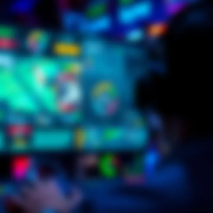 An intricate design of a game interface