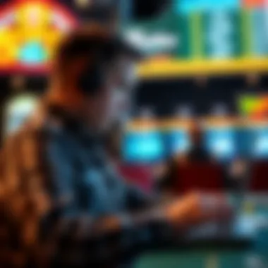 A secure online transaction being conducted for casino gaming.