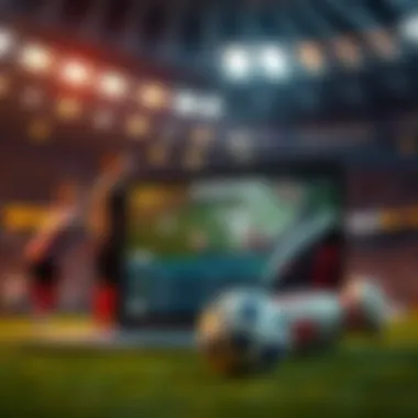 Illustration of online betting concepts