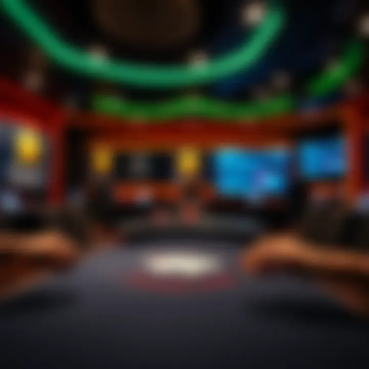 An immersive online blackjack gaming table with live dealer interface