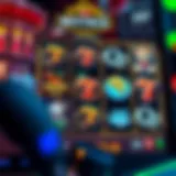 Intricate design of an online video slot interface