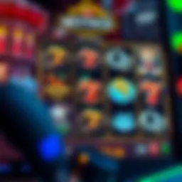 Intricate design of an online video slot interface