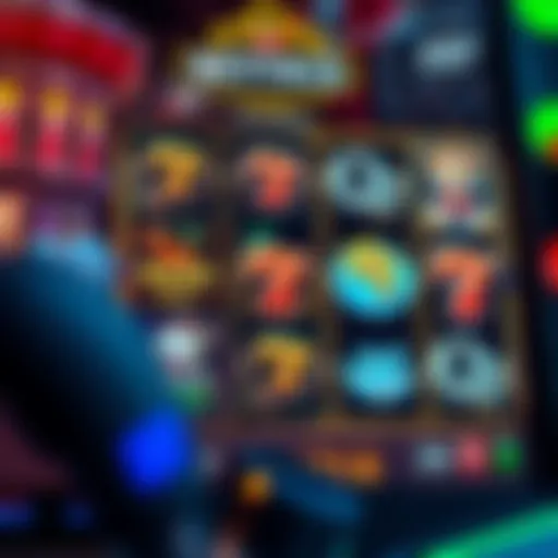 Intricate design of an online video slot interface