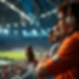 Live streaming event of international sports