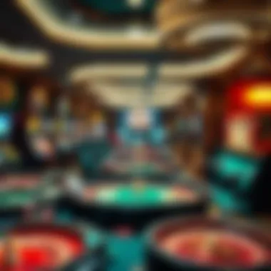 Overview of various live casino games