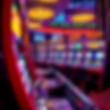 Vibrant casino slot machine display