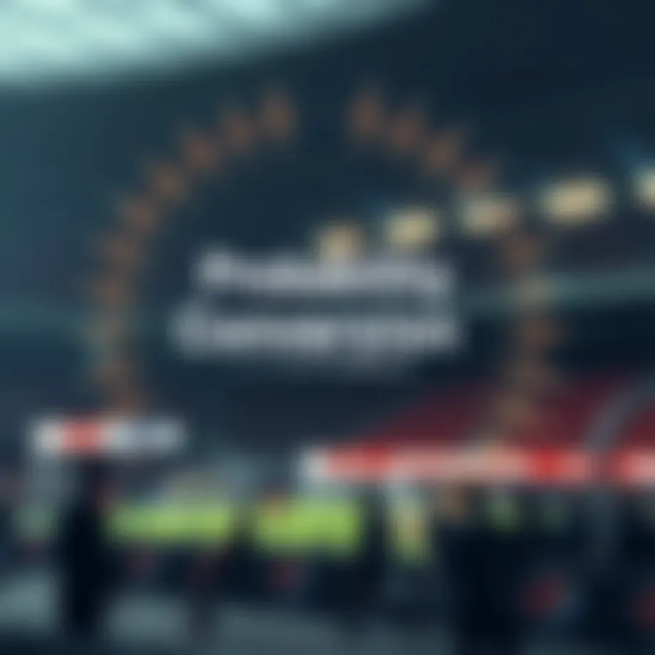 Illustration showing the concept of probability conversion