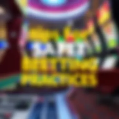 A graphic highlighting tips for responsible betting in online slots