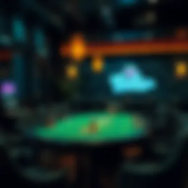 A tranquil setting representing responsible gambling