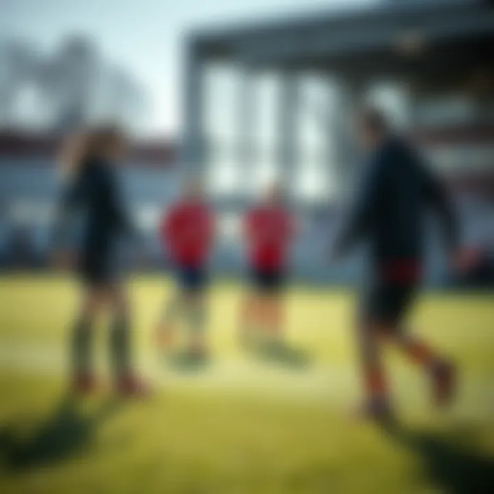 Youth training session illustrating engagement with the community