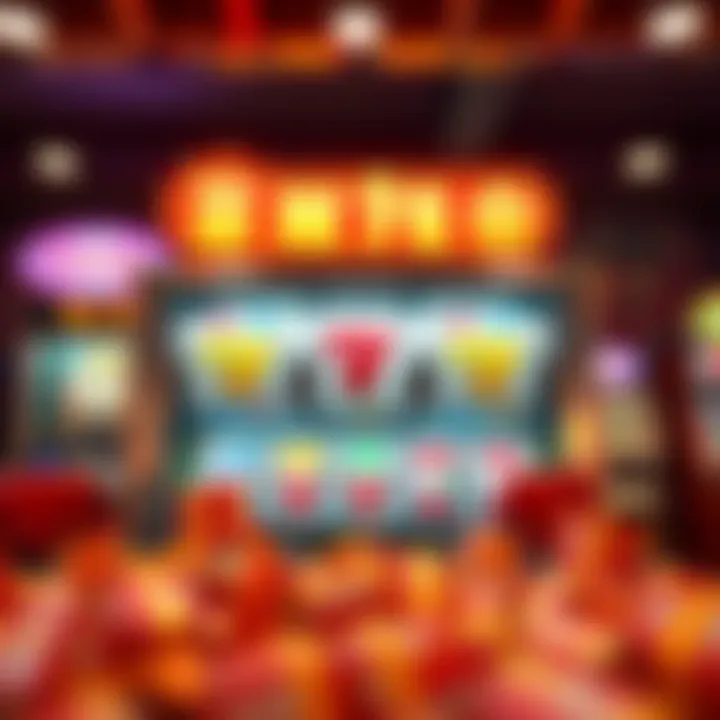 A visual representation of various types of slot games