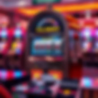 An intricate illustration of a modern slot machine design