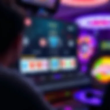 User interface of popular slot game sites