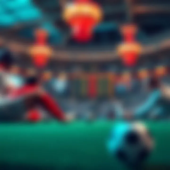 Illustration depicting the concept of sports betting complexity