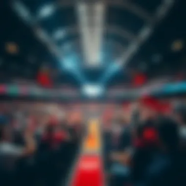 Vibrant Sports Arena Vibrant sports arena filled with enthusiastic fans