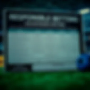 An informative chart displaying responsible betting habits and guidelines